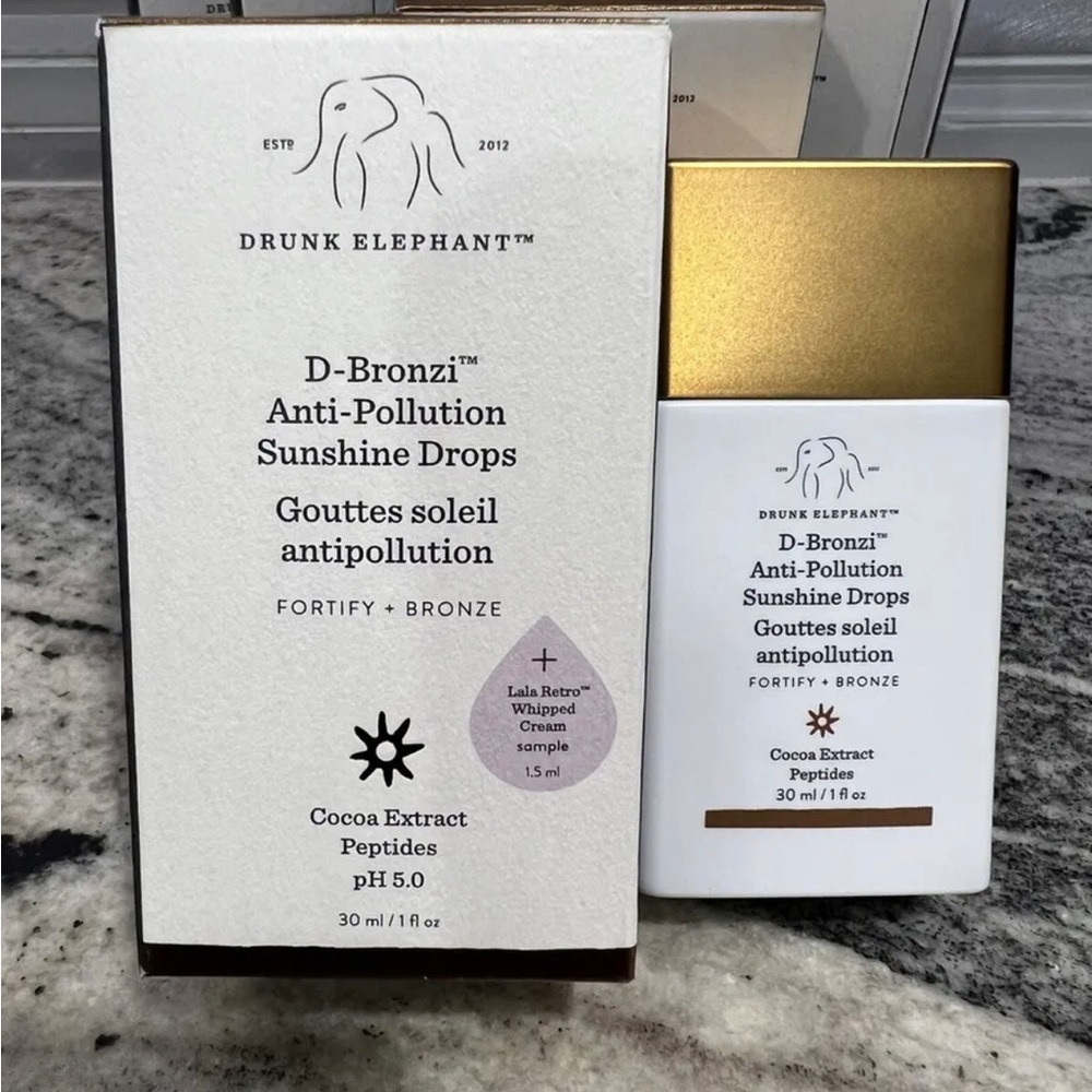 🔥NEW🔥Drunk Elephant D-Bronzi Anti-Pollution Sunshine Drops 30ml 1oz Bronzing